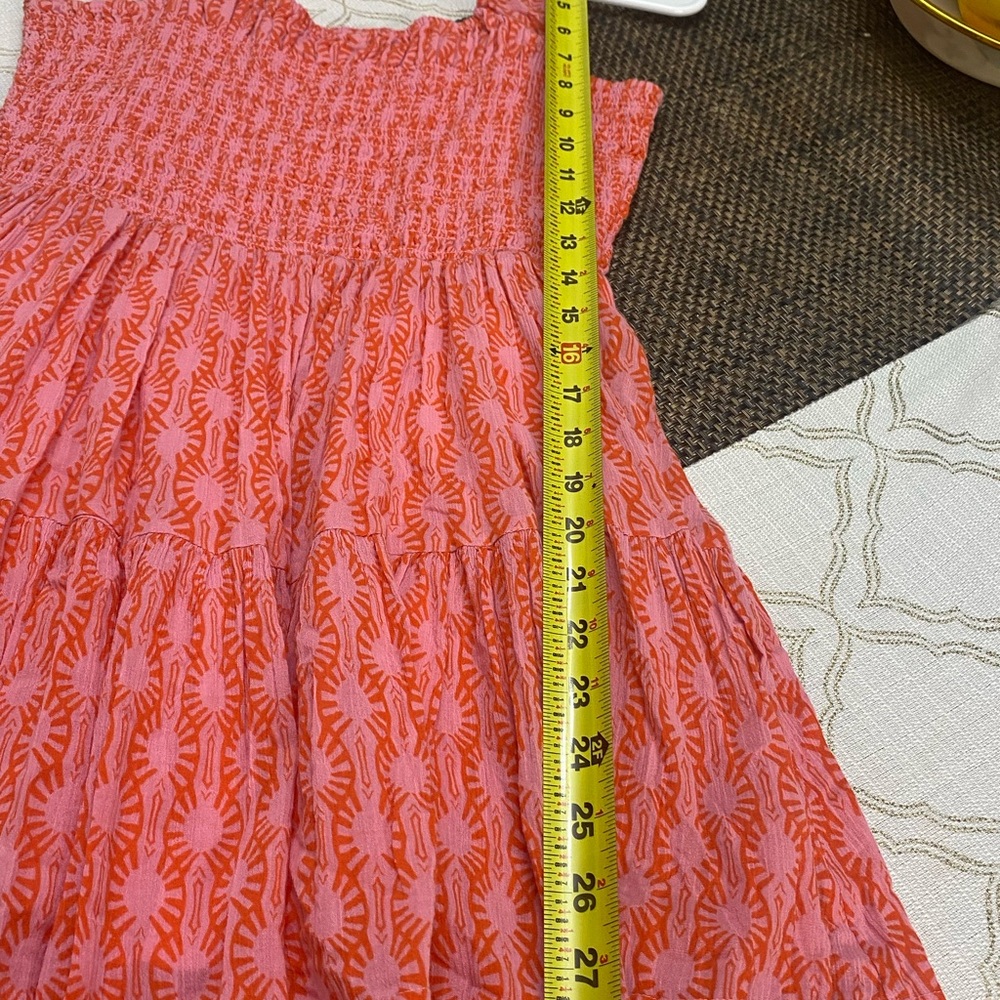 Free People Coral Sweet Annie Mini Dress - Picture 9 of 9
